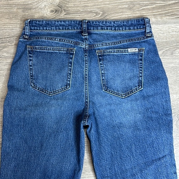 Joe’s Jeans High Rise Raw Hem Curvy Straight Leg Jeans Blue Women’s Sz 31 - Picture 5 of 11